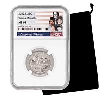2022-S MS67 NGC American Women Quarters - Wilma Mankiller