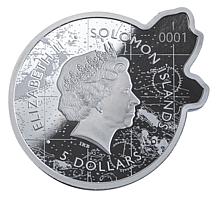 2022 Solomon Islands Limited Edition Killer Whale 2 oz. Silver $5 Coin