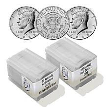 Set of 12 History of Lincoln Cents and 2025 Cent Roll of 50