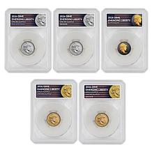 2026 Half Dollar & Dime 10pc Set w/PD Gold & Ruthenium Defender Hold
