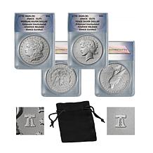 1776-2026 Dual Date EU70 Adv Release Silver Eagle w/Liberty Bell