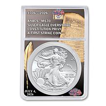 2026 MS 70 Daniel Carr Constitution Dual Date Silver Eagle