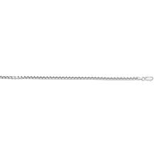 24" Sterling Silver 3mm Round Box Chain Necklace
