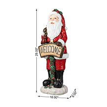 28'' H MGO Christmas Santa Porch Decor