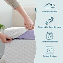 3” Lavender and Gel Memory Foam Mattress Topper, Twin XL