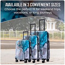 3-Piece Lightweight Durable ABS Luggage Set