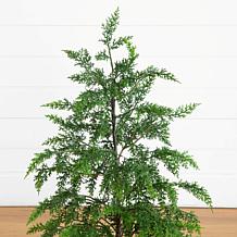 33-in Real Touch Cedar Christmas Tree by Nearly Natural