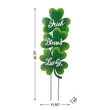 36.75" St. Patrick's Day Shamrock Yard Stake