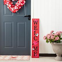 36"H Valentine‘s Wooden Welcome Porch Sign
