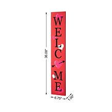 36"H Valentine‘s Wooden Welcome Porch Sign