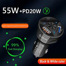 3PExperts Car Charger with C type and USB