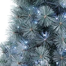 4' Snowy Mountain Pine Artificial Christmas Tree with 150 LED Light...