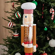 42" H Wooden Christmas Gingerbread Chef Nutcracker