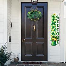 42" St. Patrick's Lighted Shamrock Porch Decor