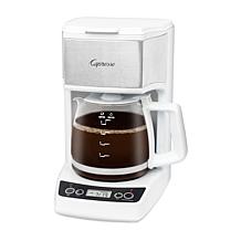 5-Cup Mini Drip Coffee Maker Whitte