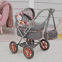 509 Crew Amanda Doll Pram with Melange Flora Pattern
