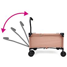509 Little Crew Pink Doll Wagon with Foldable Design