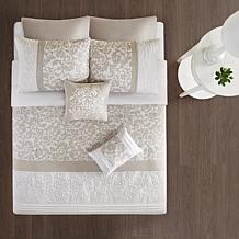 510 Design Ramsey Embroidered 8-Piece Comforter Set Neutral Queen