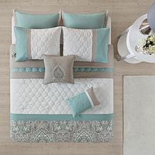 510 Design Shawnee 8-Piece Comforter Set Blue Queen