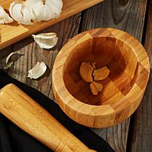 6" Bamboo Garlic Bowl