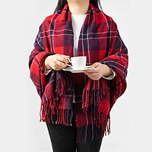 60" L x 50" W Acrylic Plaid Woven Throw