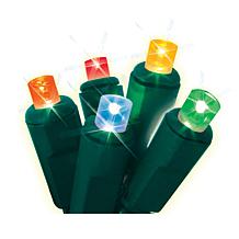 60-LED Micro Mini Twinkling Light Set - Multicolored