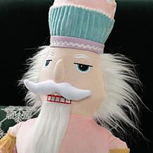 60" Oversized Fabric Nutcracker Holiday Decoration