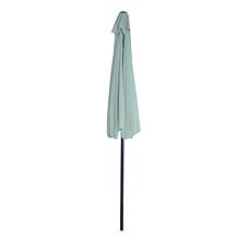 9' Half-Round Patio Umbrella with Easy Crank - Dusty Green