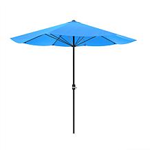 9' Patio Umbrella with Easy Crank - Brilliant Blue