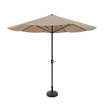 9' Patio Umbrella with Easy Crank - Sand