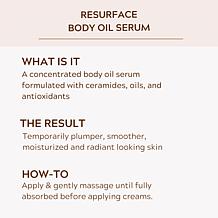 Active Argan Resurface Body Oil Serum