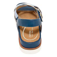 Aetrex® Carmen Leather Casual Sandal