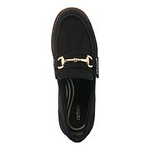 Aetrex Collette Adjustable Suede Bit Loafer