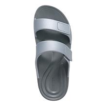 Aetrex Kaia Leather Strap EVA Slide Sandal