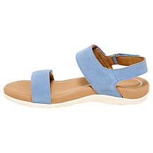 Aetrex Leslie Adjustable Suede Sandals