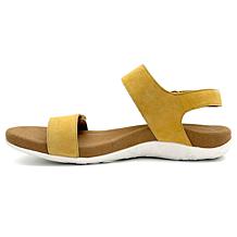 Aetrex Leslie Adjustable Suede Sandals