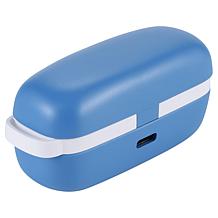 Aiwa Open Wearable Ear Clip-On Earphones w/Charging Case