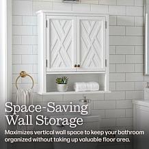 Alaterre Furniture Coventry Wall Mount Bathroom Cabinet
