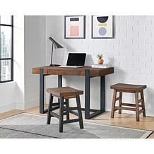 Alaterre Furniture Pomona 20" Saddle Seat Stool 