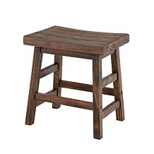 Alaterre Furniture Pomona 20" Saddle Seat Stool 