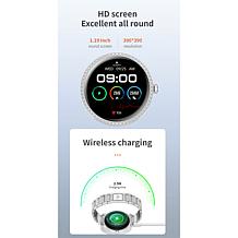 AltaFit Bluetooth Smartwatch with Extra Milanese Band & Tools