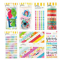 American Crafts Pebbles Fun in the Sun Paper Collection