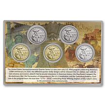 America's 250th Anniversary Dual Date 5-Coin Sets First 2 Releases AS