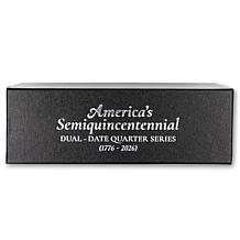 America's 250th Anniversary Dual Date Quarters - (10) 5-Coin Sets AS