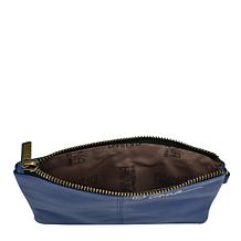Anna by Anuschka Hand Painted Leather Organizer Wallet Wristlet