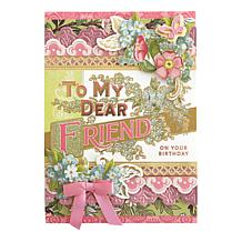 Anna Griffin® Antique Birthday Postcard and Embellishment Stickers