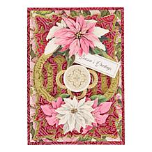 Anna Griffin® Christmas Glitter Foil Pattern 12 x 12 Cardstock