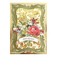 Anna Griffin® Gilded Floral Hot Foil Plates - Set of 2