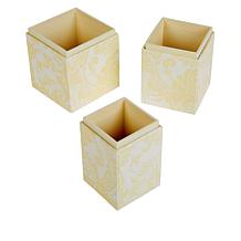 Anna Griffin® Set of 3 Nested Tool Storage Cubes