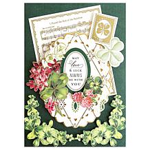 Anna Griffin® Shimmer Green Cards and Envelopes